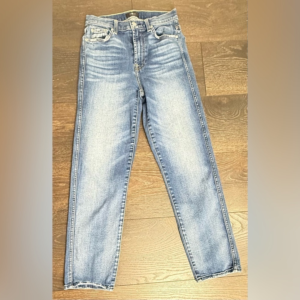 7 For All Mankind Blue Denim Jeans